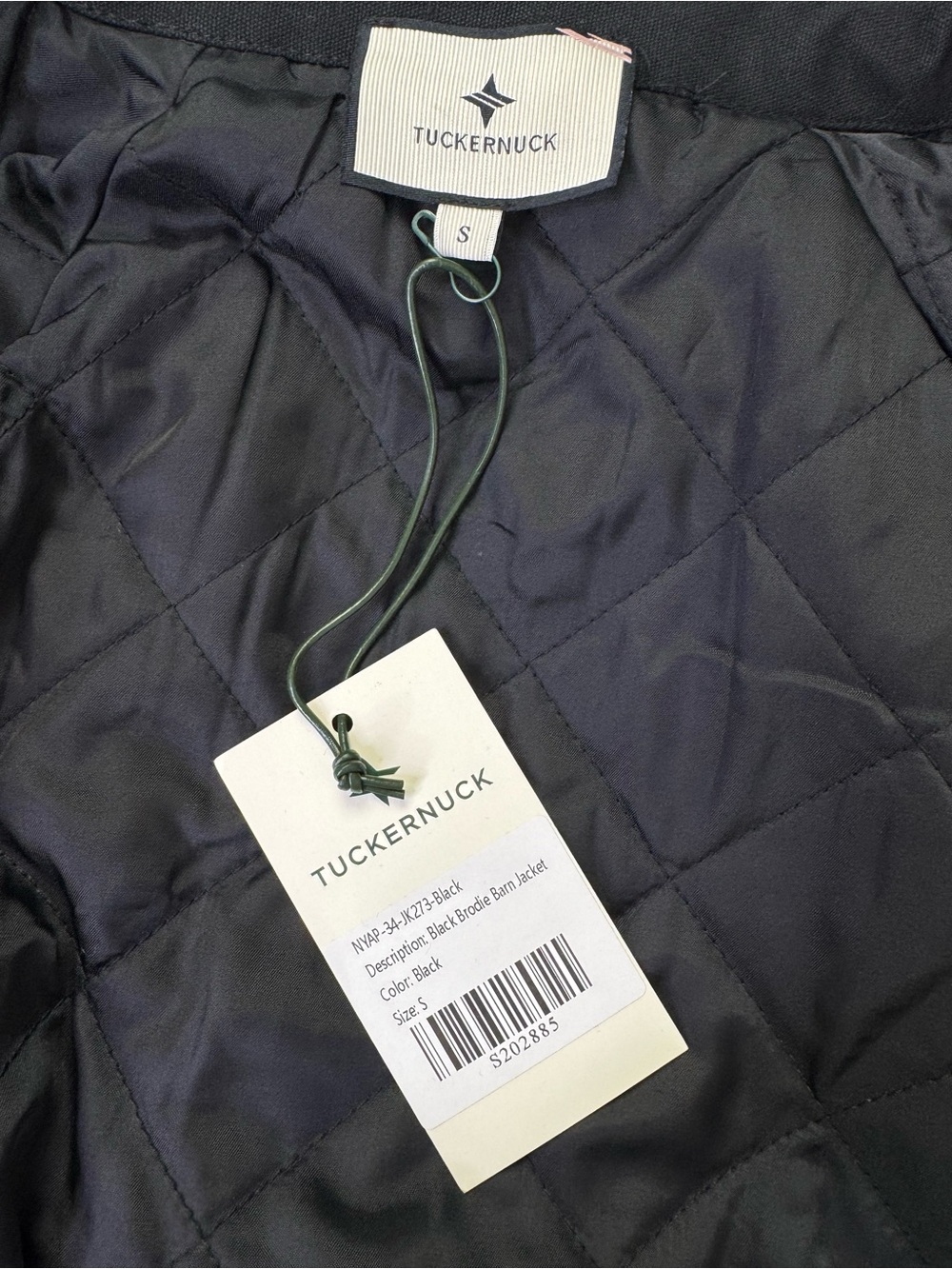 NEW Tuckernuck Brodie Barn Jacket Black Small - Picture 9 of 11